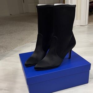 Stuart Weitzman Elegant Black Heeled Boots